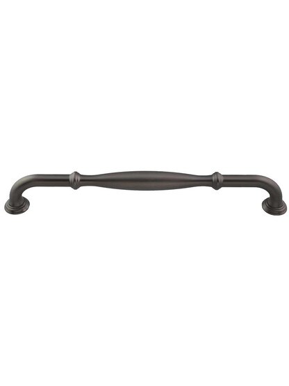 Tiffany Cabinet Pull - 8 7/8 inch Center-to-Center in Brushed Pewter.